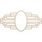 Ekena Millwork Elizabeth Wood Fretwork Pierced Ceiling Medallion, Alder, 28"W x 14"H x 7 3/4"IW x 13 1/4"IH x 3/8"T CMWP28X14X0375EBAL - alternate 1